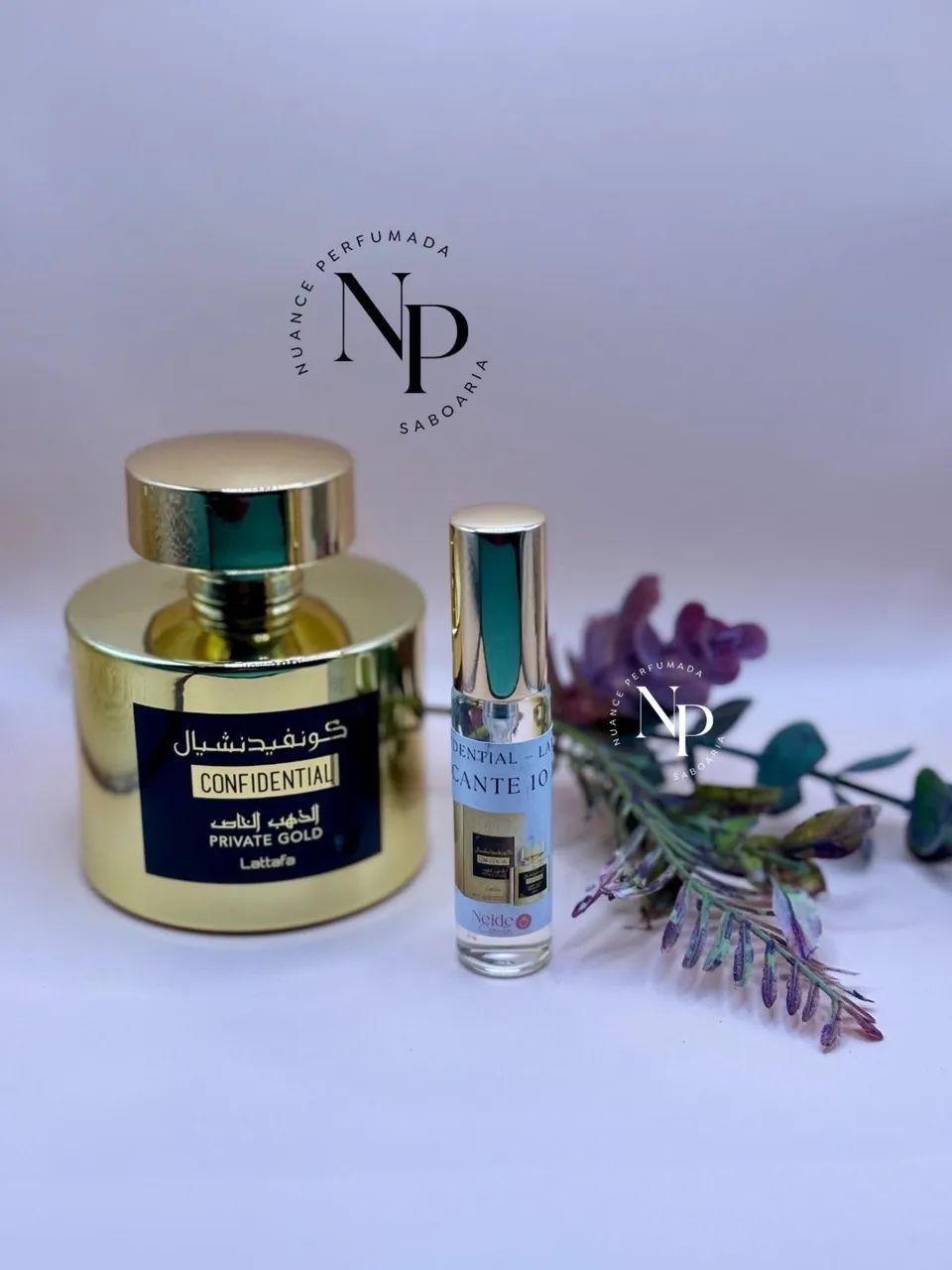 Perfume Árabe Confidential Private Gold Lattafa Eau de Parfum - Unissex 100ml - Foto 3