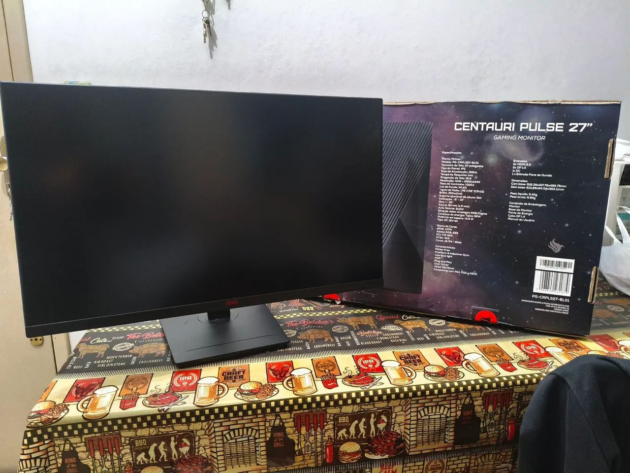 Monitor Pichau Centauri Pulse 27' 165hz IPS (QuadHD)