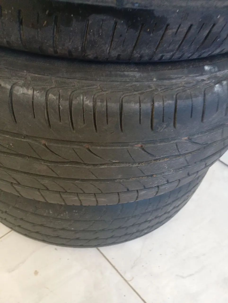 Rodas aro 16 4x100 com pneus  - Foto 3