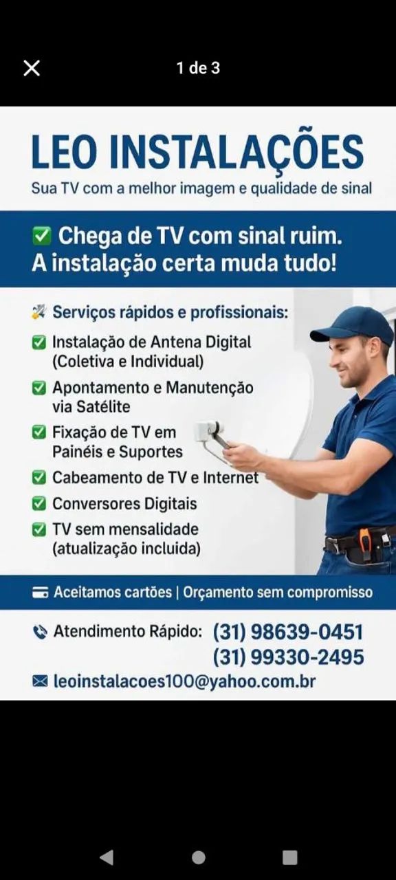 Instalador de antena 
