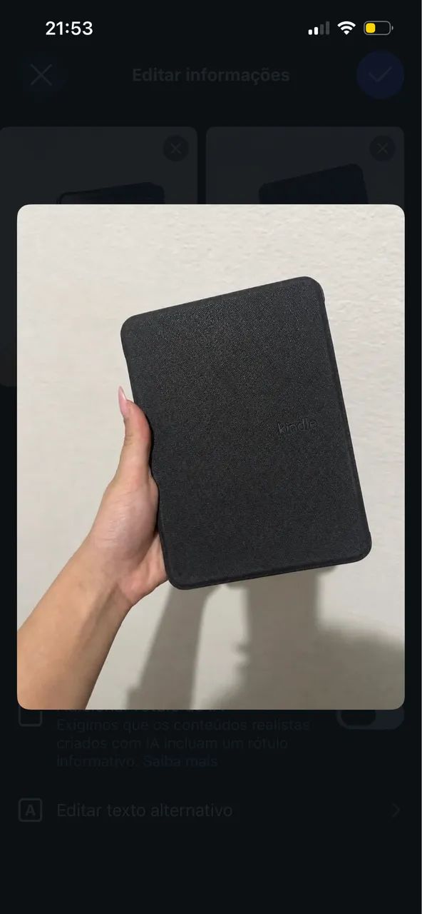 Kindle Paperwhite Amazon Modelo SA568B ? Leitor Digital / E-reader - Foto 3
