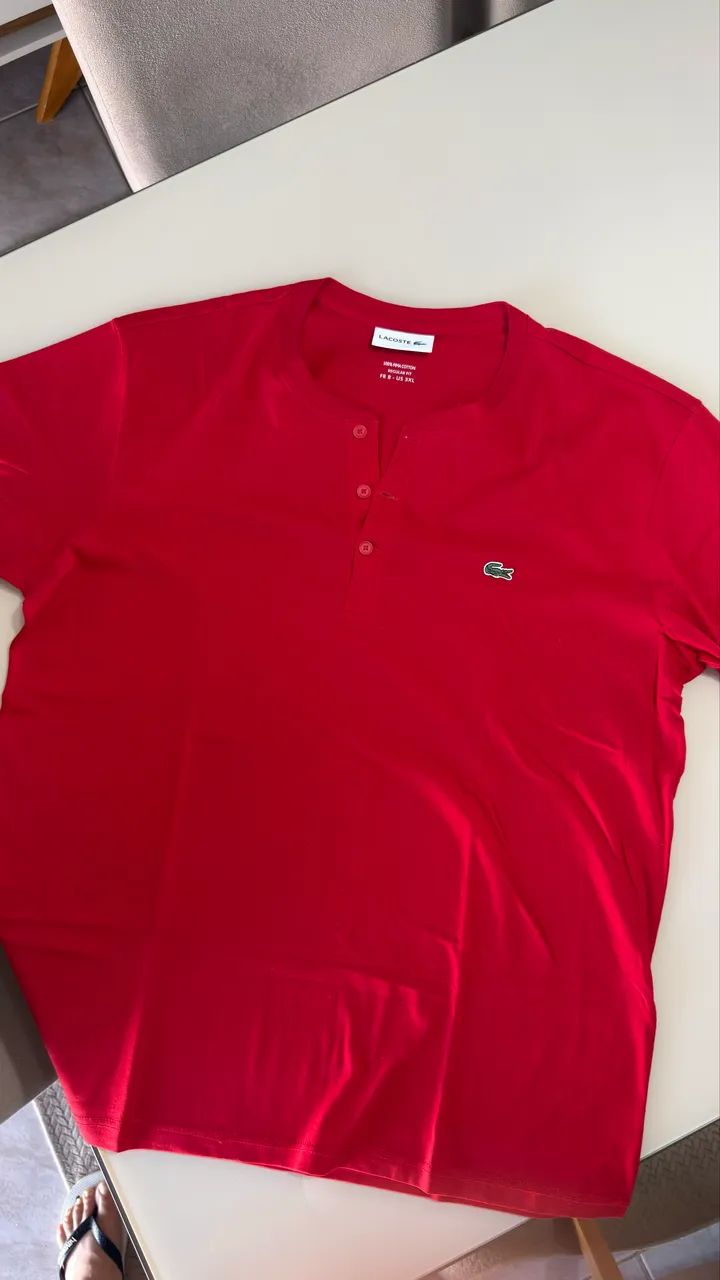 Camiseta Lacoste Henley - Live