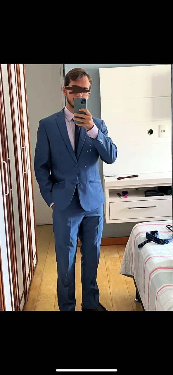 Terno Azul Claro T. 46 - Foto 2