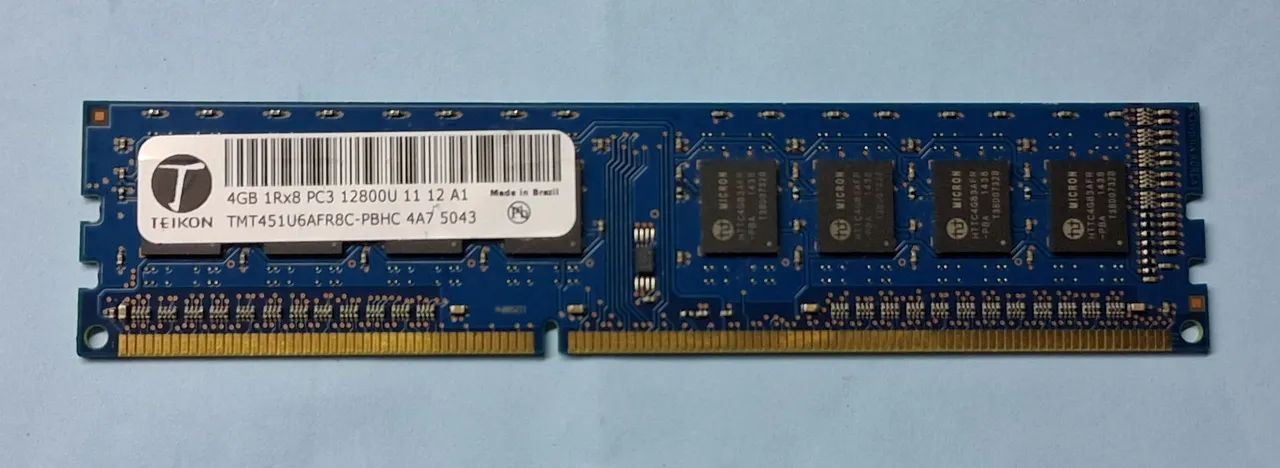 Memória DDR3 4GB 1RX8 PC3 12800 - Foto 2