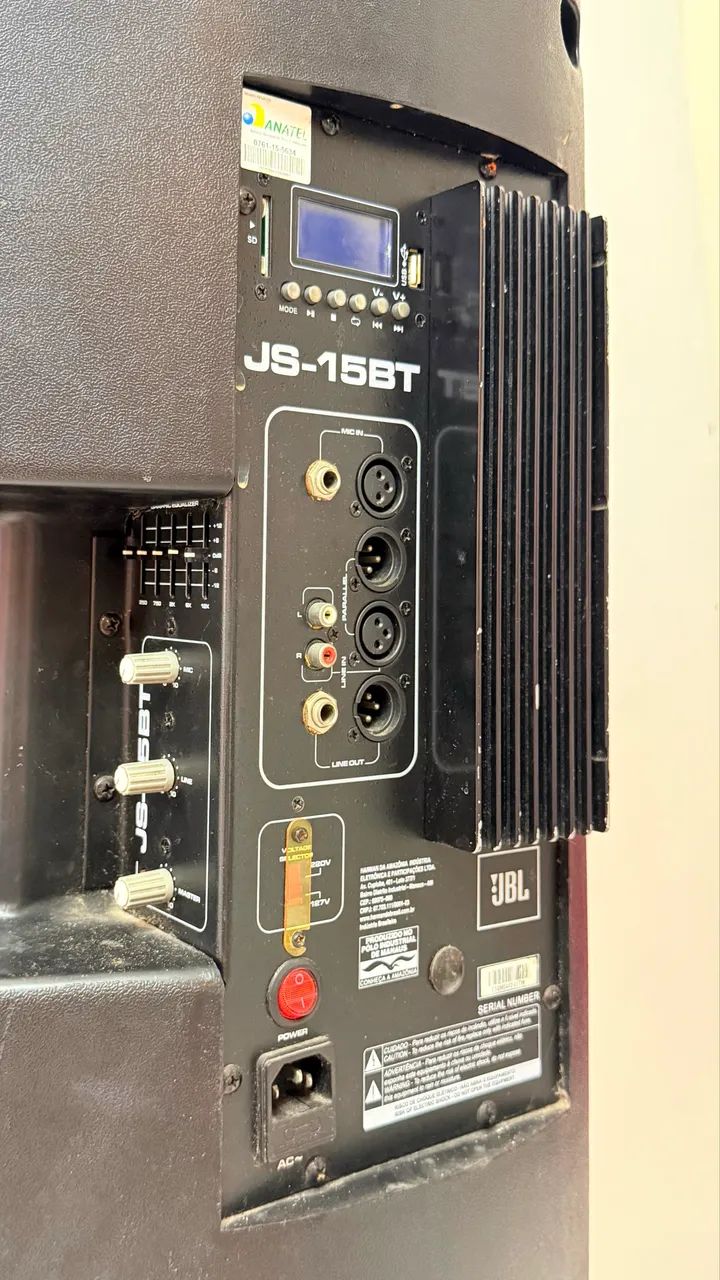 CAIXA SOM ATIVA _ JBL  JS-15BT_ 200RMS  - Foto 4