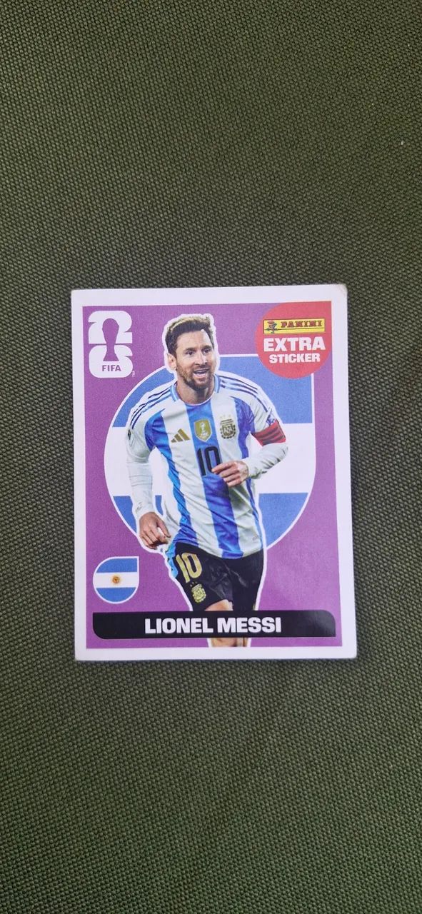 Figurinha legend copa 2026 Messi Regular