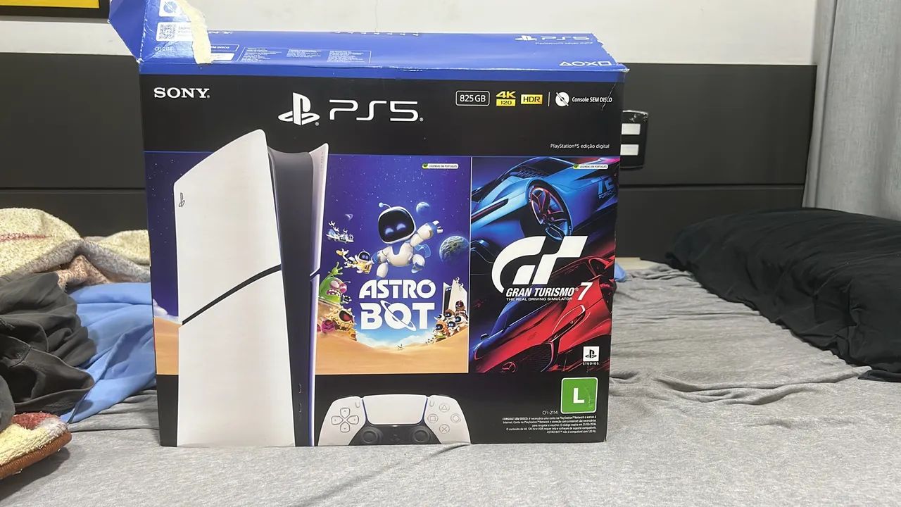 PS5 Slim, pouco usado com nf - Foto 5