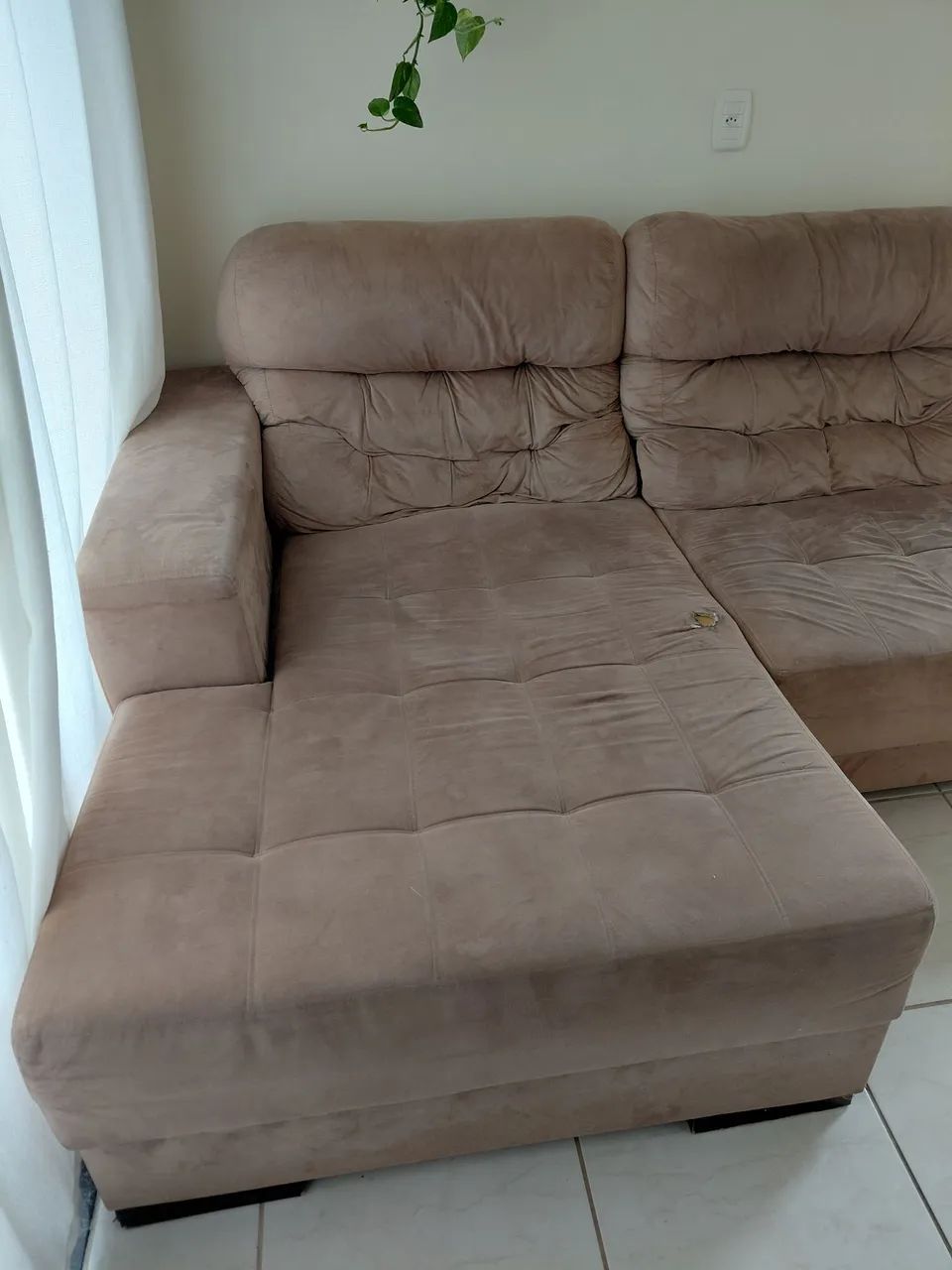 Vendo sofá 3m, retrátil e reclinavel  - Foto 2