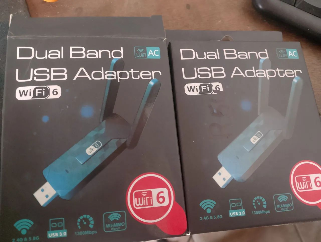Adptador wi-fi 2.4G e 5g 1300Mbps