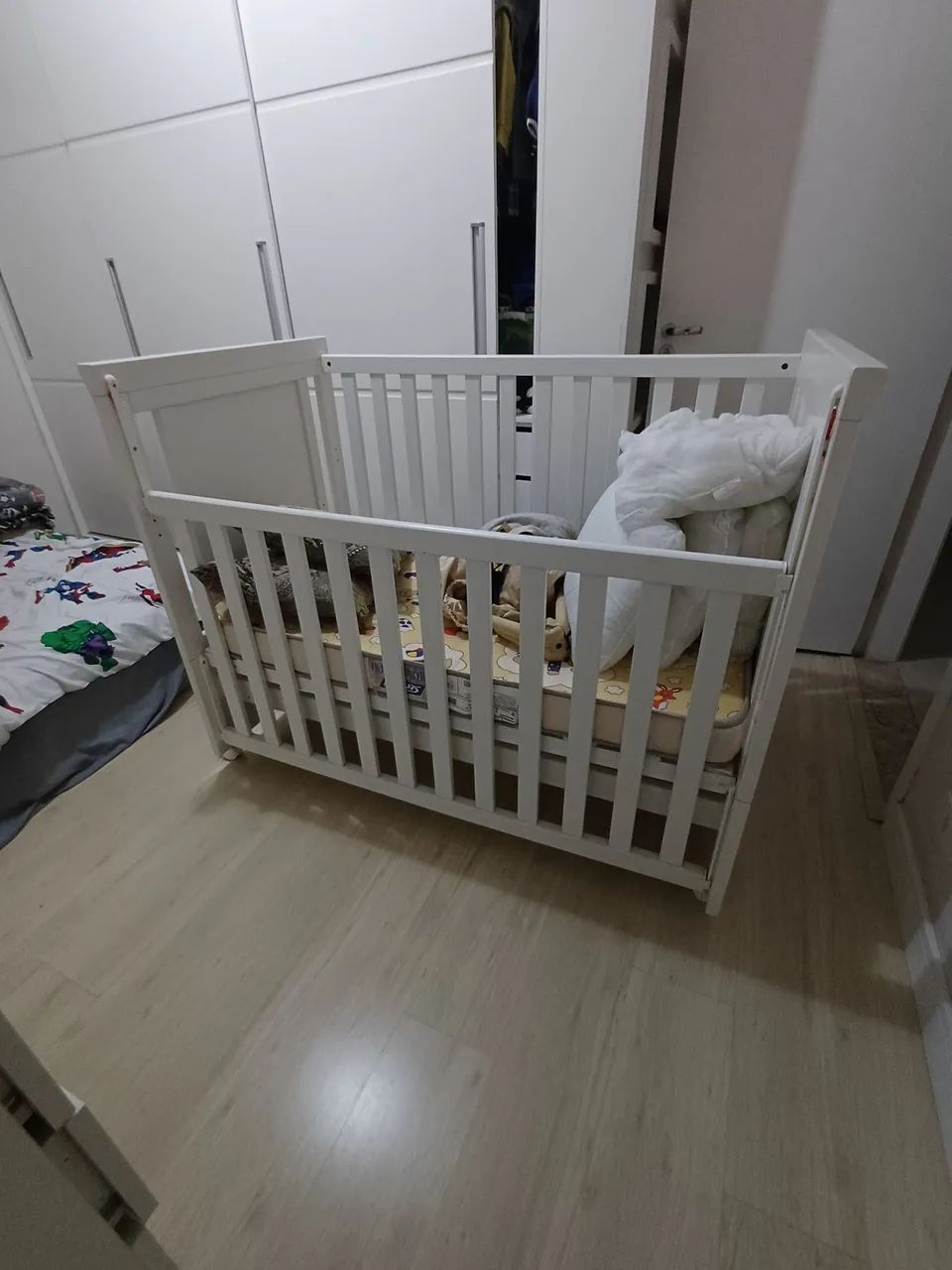 Berço americano, vira cama