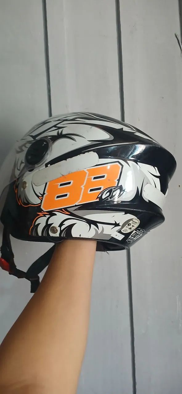 Capacete aberto  - Foto 2