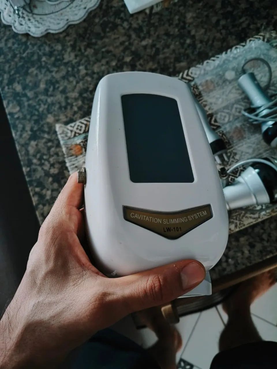 Aparelho de Lipo Cavitação com 3 cabeças
