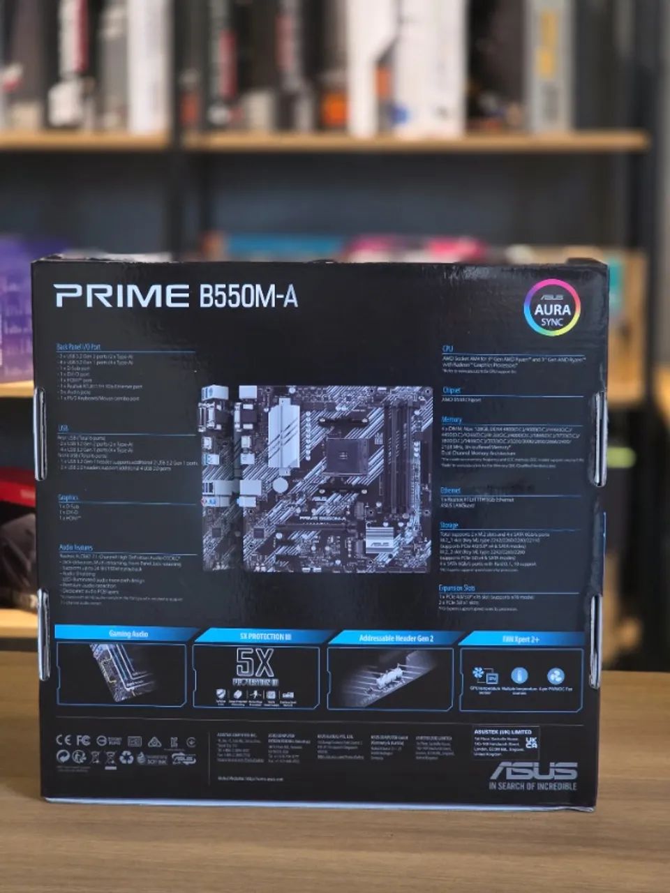 Placa-Mãe ASUS Prime B550M-A, Socket AM4, DDR4 - Foto 3