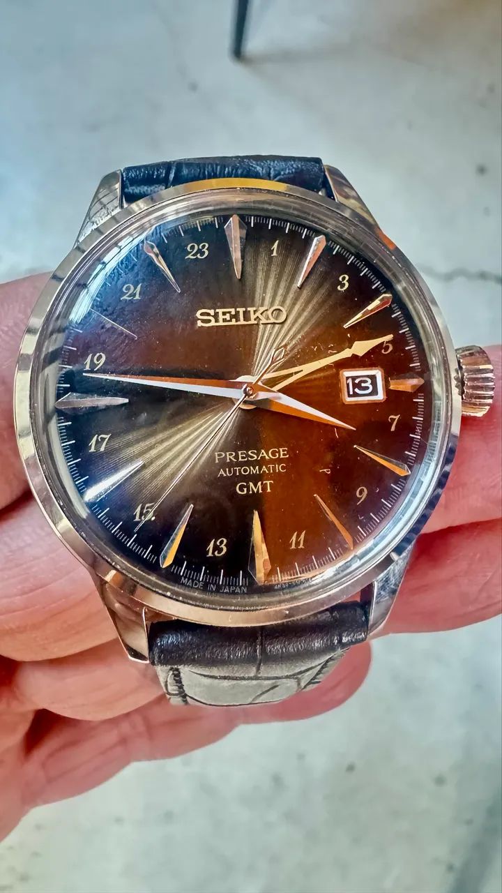 Relógio Seiko Presage GMT