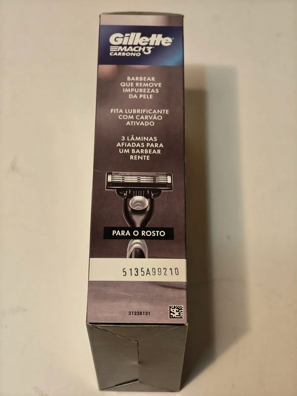 Kit Gillette Cabo Mach 3 Carbono + 2 Refis Mach 3 Carbono  - Foto 3