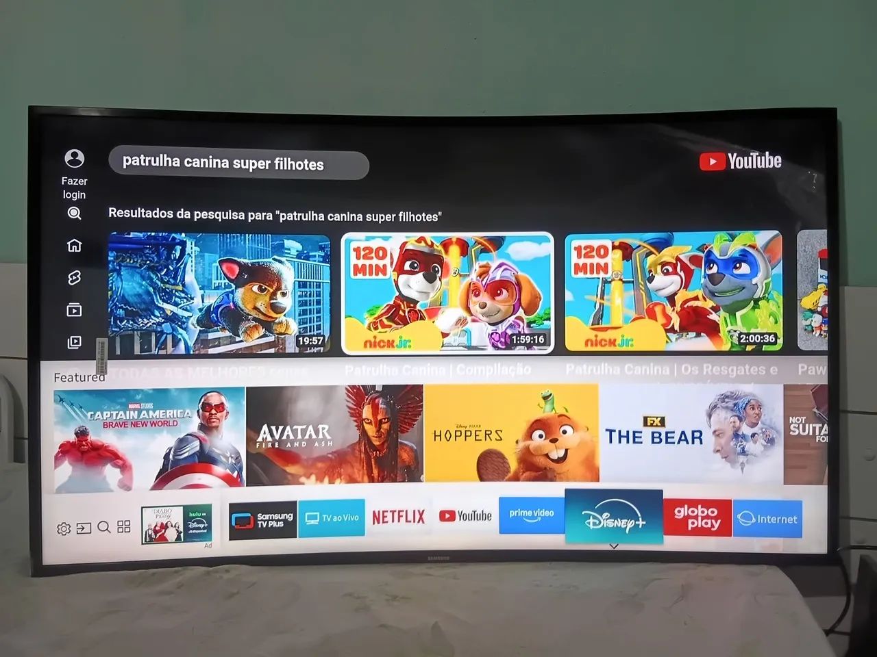 TV 49 POLEGADAS SAMSUNG SMART 4K TELA CURVADA PERFEITA  - Foto 2