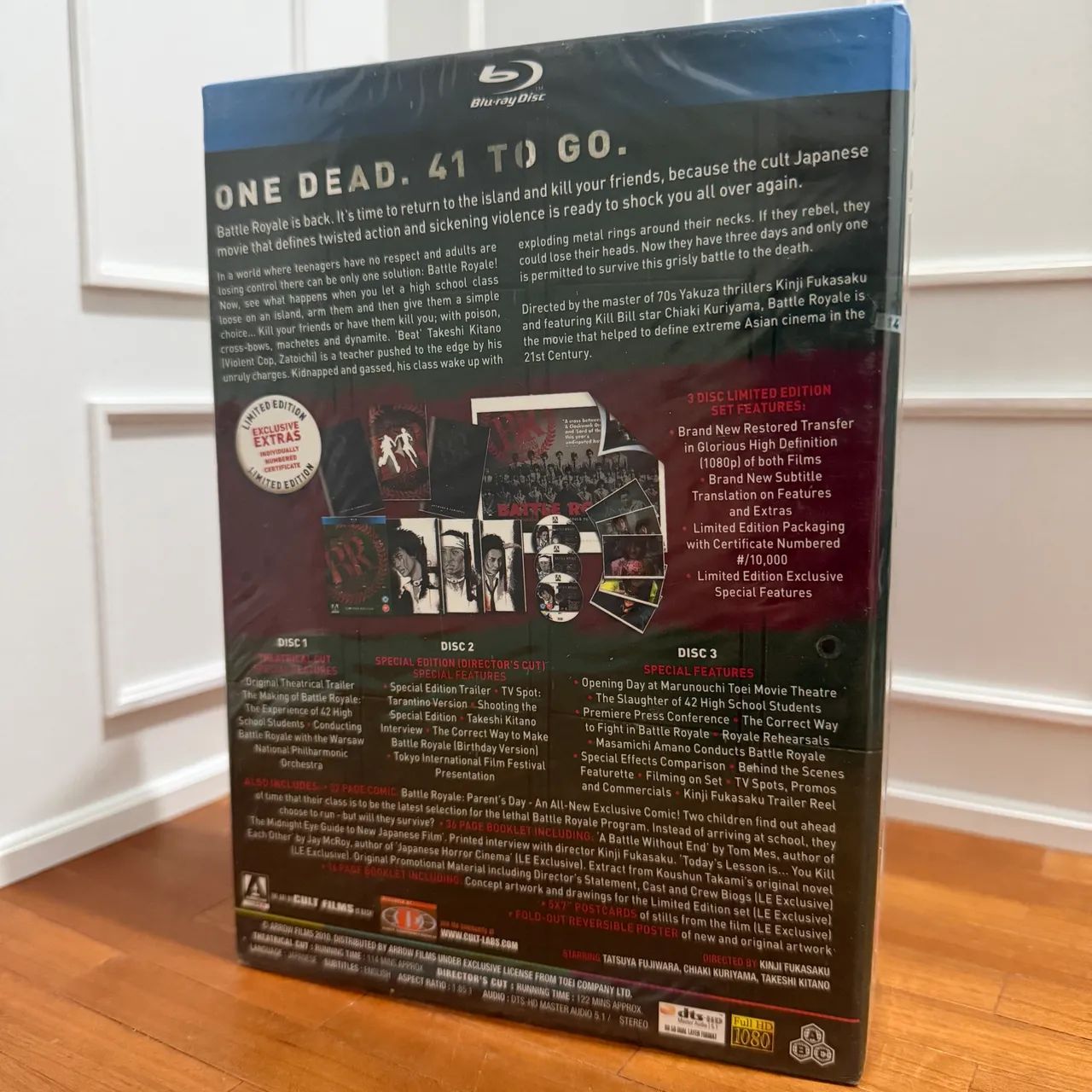 Battle Royale Box Bluray Arrow Lacrado 3 discos - Foto 2