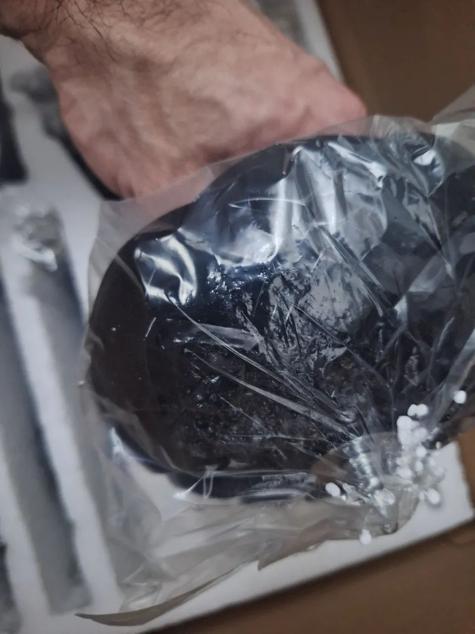 Lustre luxo preto - 5 braços - novo - nunca usado - Foto 4