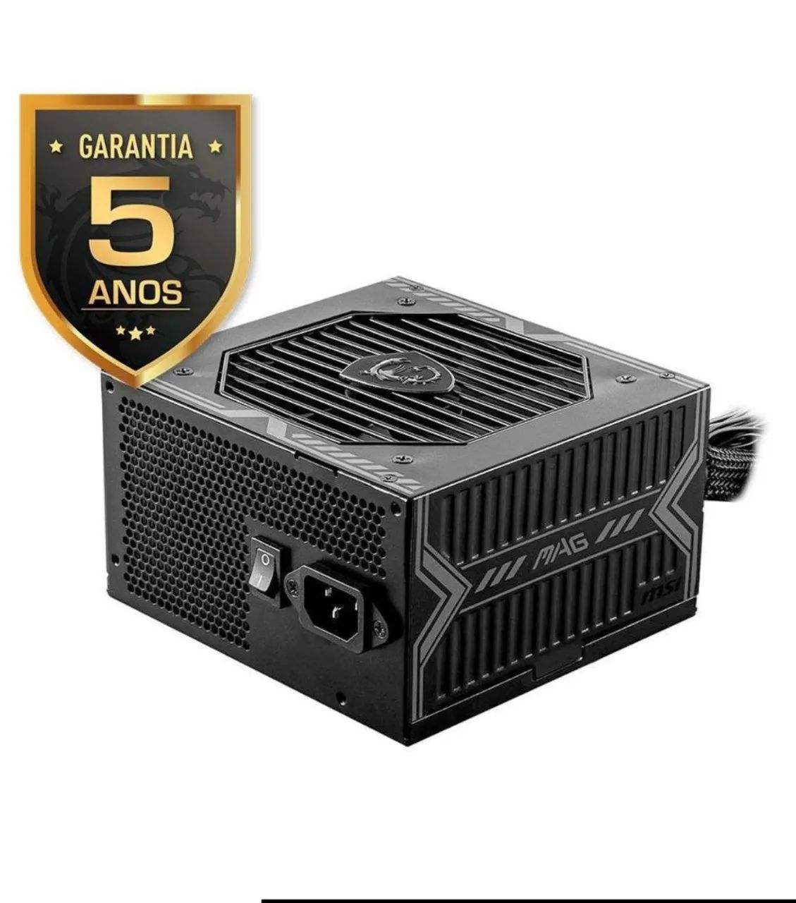 FONTE MSI MAG A650BN 650W 80 PLUS BRONZE - NOVA LACRADA - Foto 4