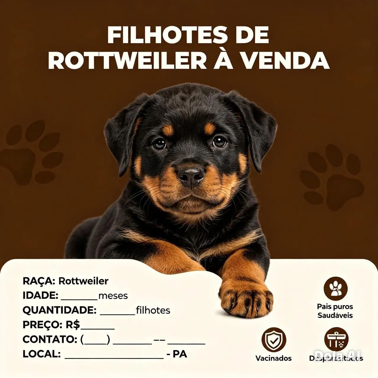 Vendo filhotes de Rottweiler  - Foto 5