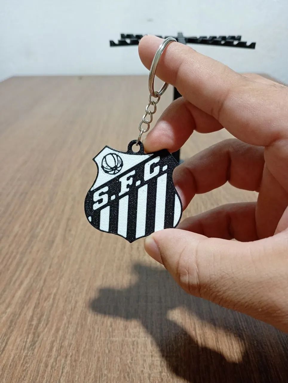 KIT 10 CHAVEIROS DO SANTOS EM 3D ATACADO - Foto 4