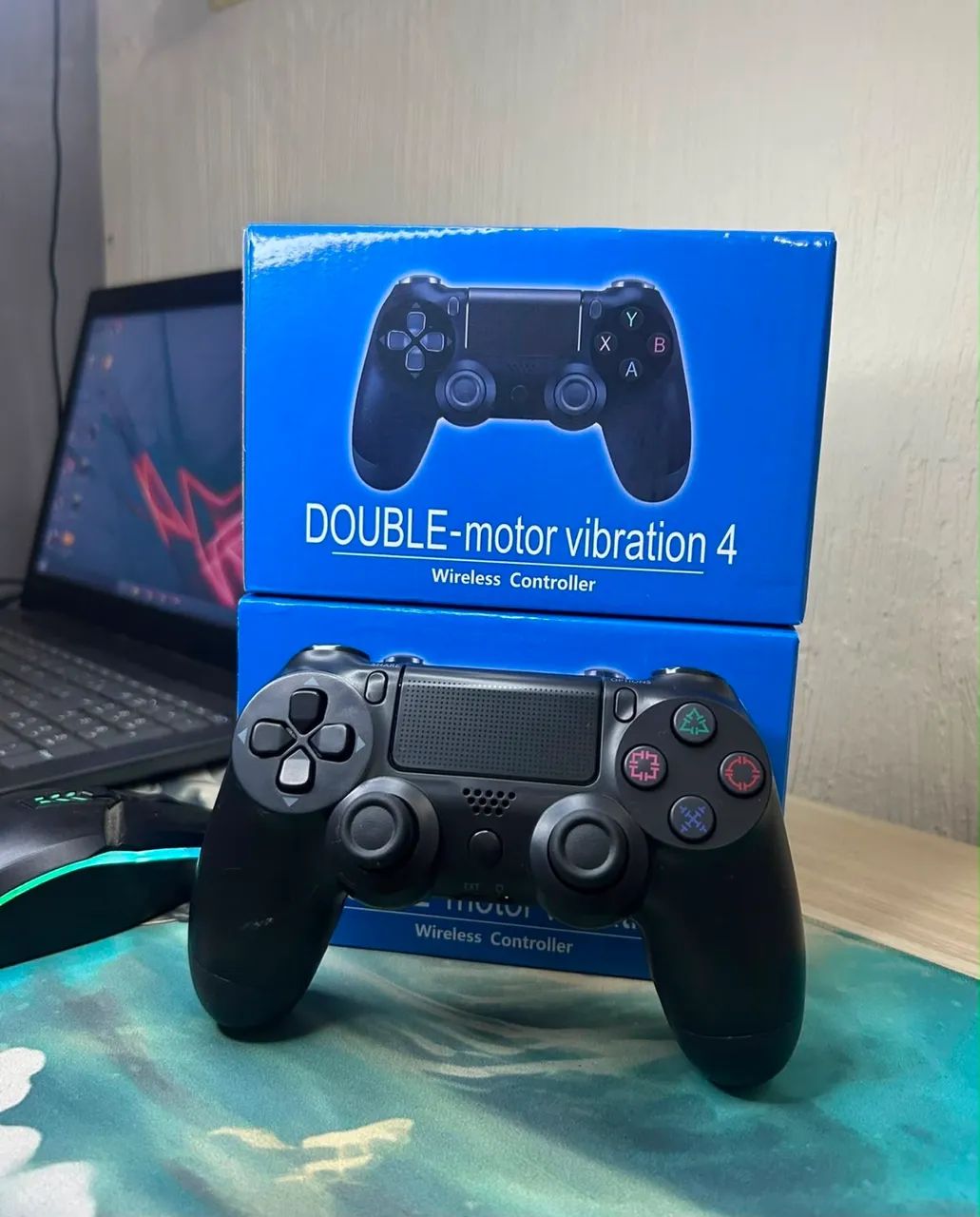 CONTROLE SEM FIO DUALSHOCK PARA PS4, PC, TV SMART E CELULAR ? - Foto 3