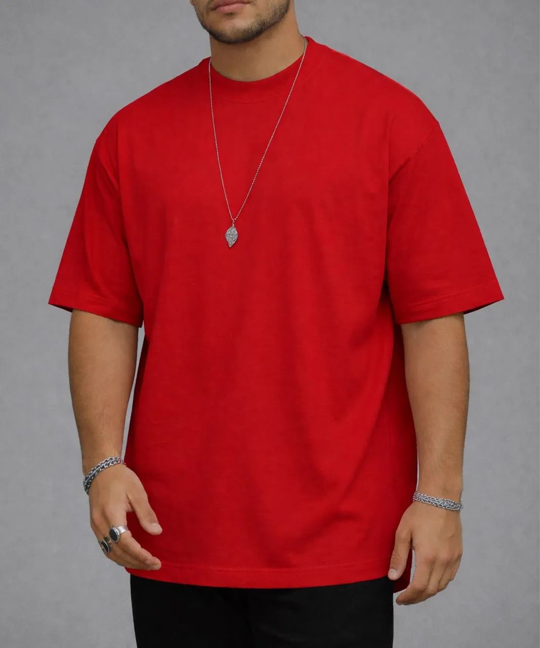 Camisas M Oversized Básica Lisa M 