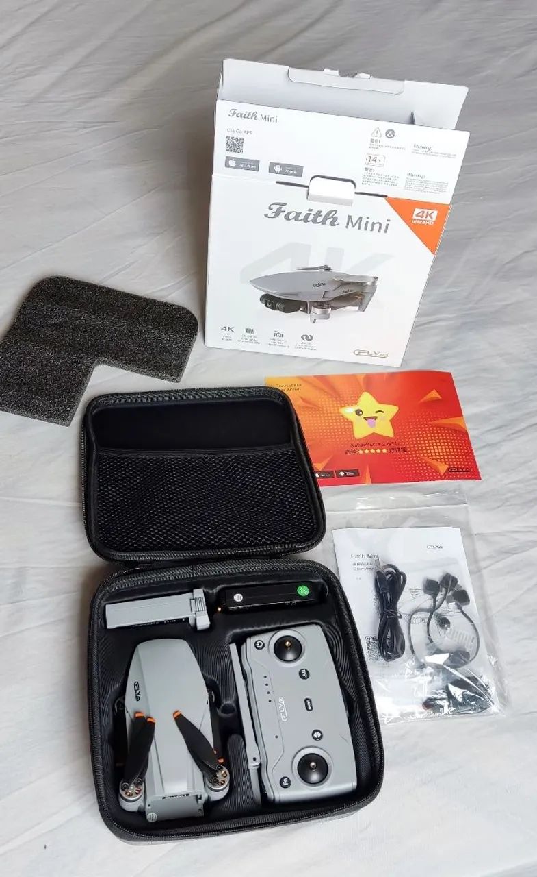Drone cfly mini com uma bateria maleta acessórios 