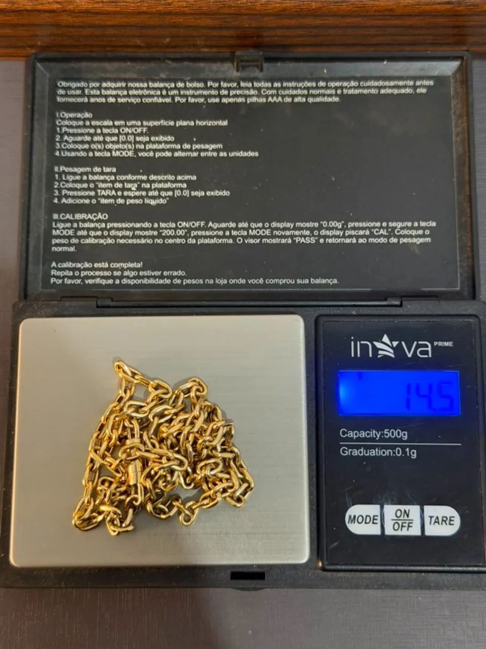 CORRENTE GRUMMET OURO 18K - Foto 4