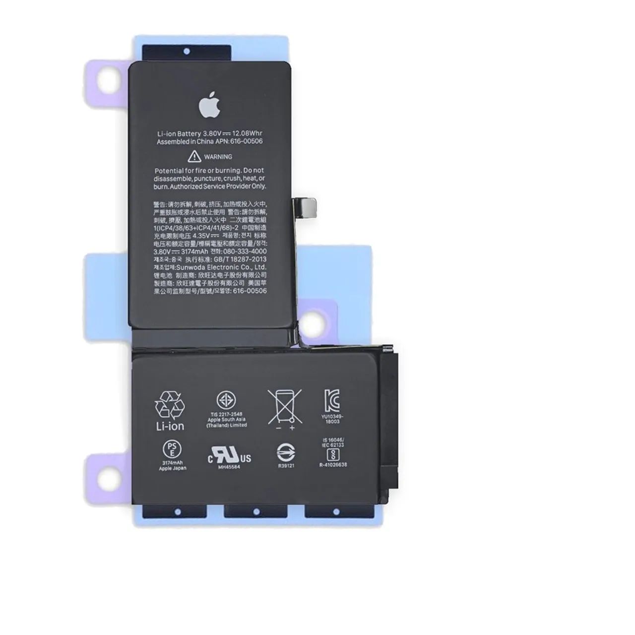 Bateria nova 100% de saúde do IPhone XS Max 