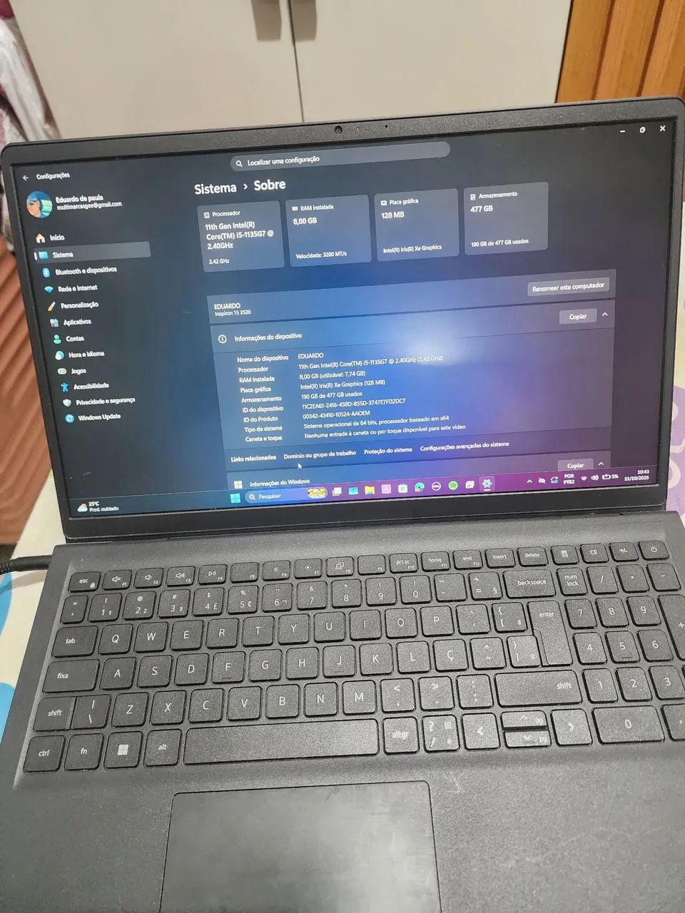 Notebook dell 