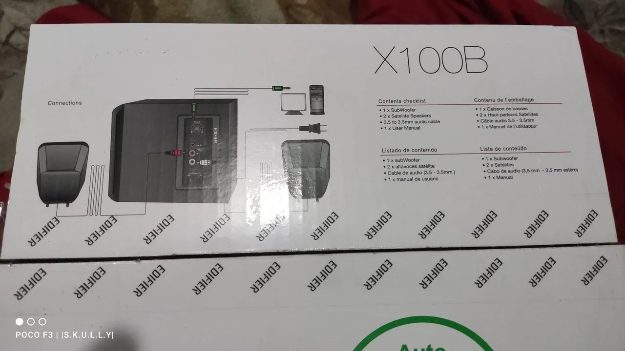 Caixa de Som X100B 15W RMS EDIFIER - Foto 3