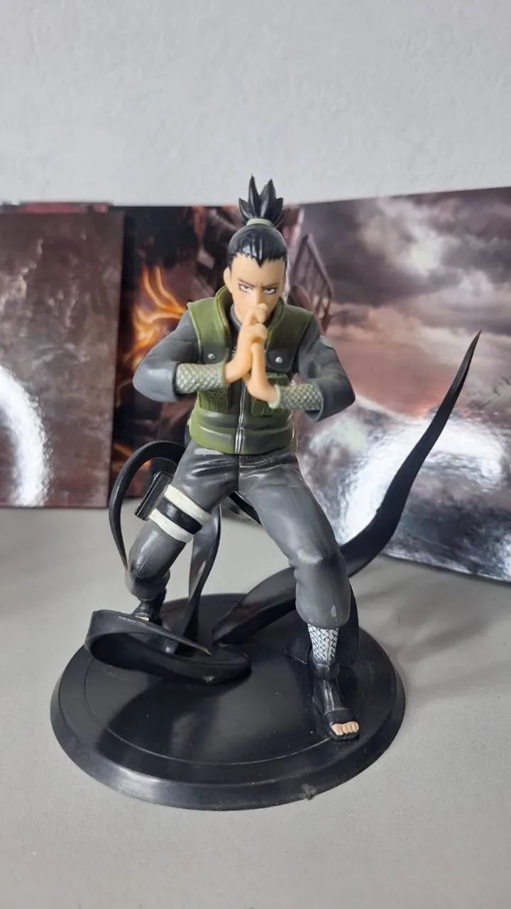 2 Figures de Naruto Shippuden Kakashi e Shikamaru  - estatueta/decoração - Foto 2