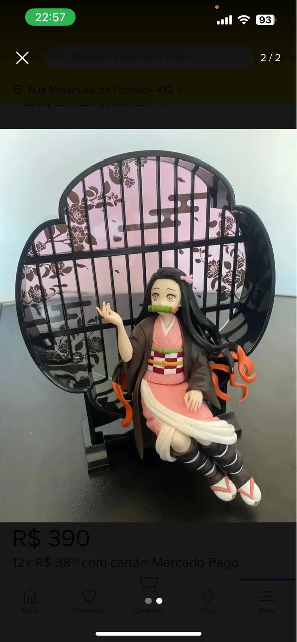 Action Figure Nezuko Layer Scape Demon Slayer