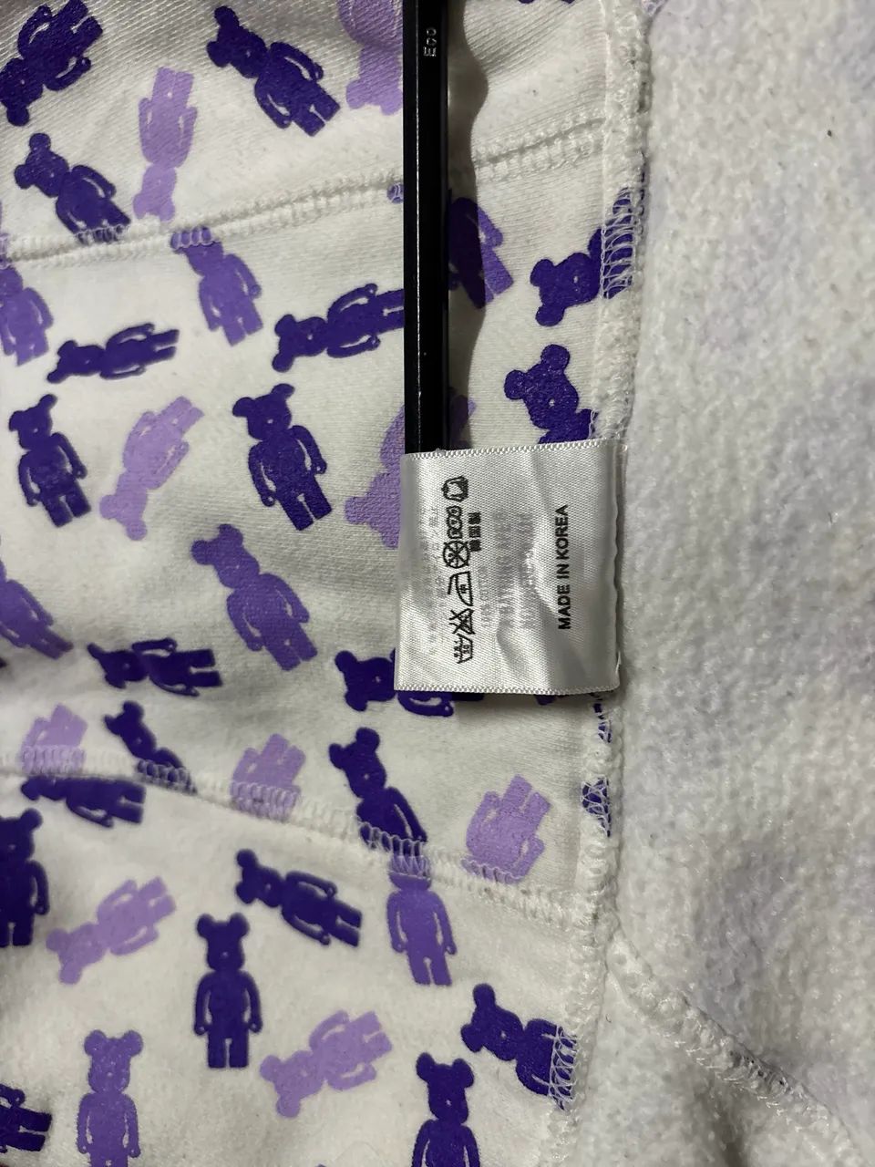 bape × be@rbrick sample pullover hoodie - Foto 4