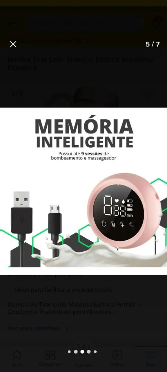 Bomba de tirar leite materno  - Foto 3