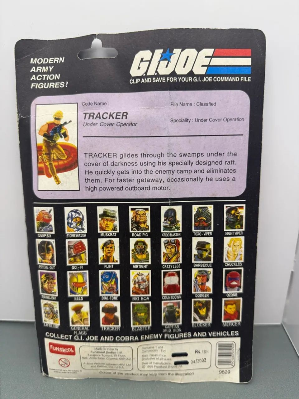 Gi Joe Tracker Funskool - 1998 - Comandos em ação  - Foto 2