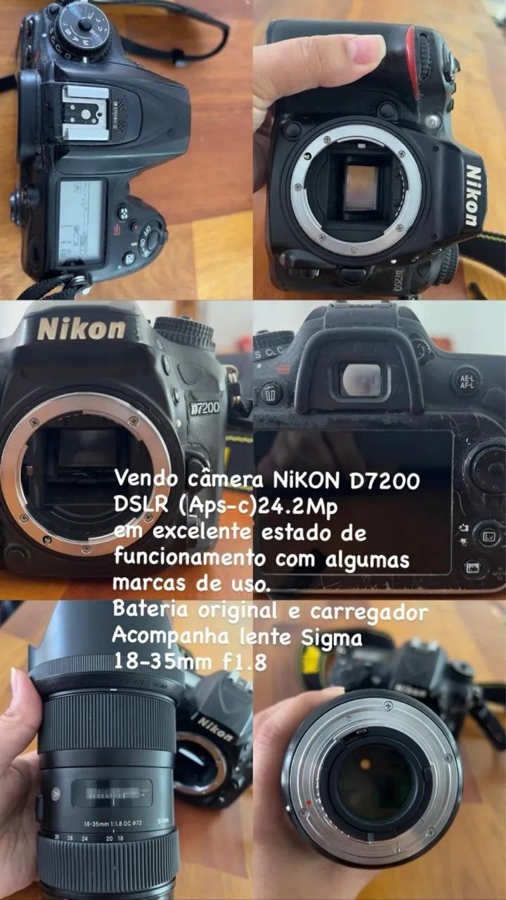 Câmera Nikon D7200 - Foto 3