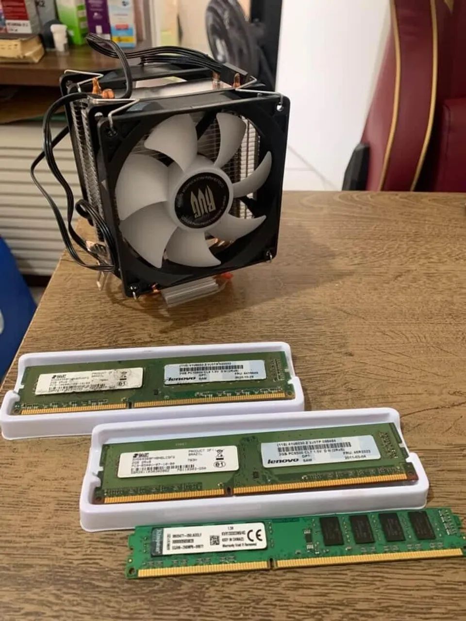 Kit upgrade PC - memórias + cooler com heatpipes - Foto 2