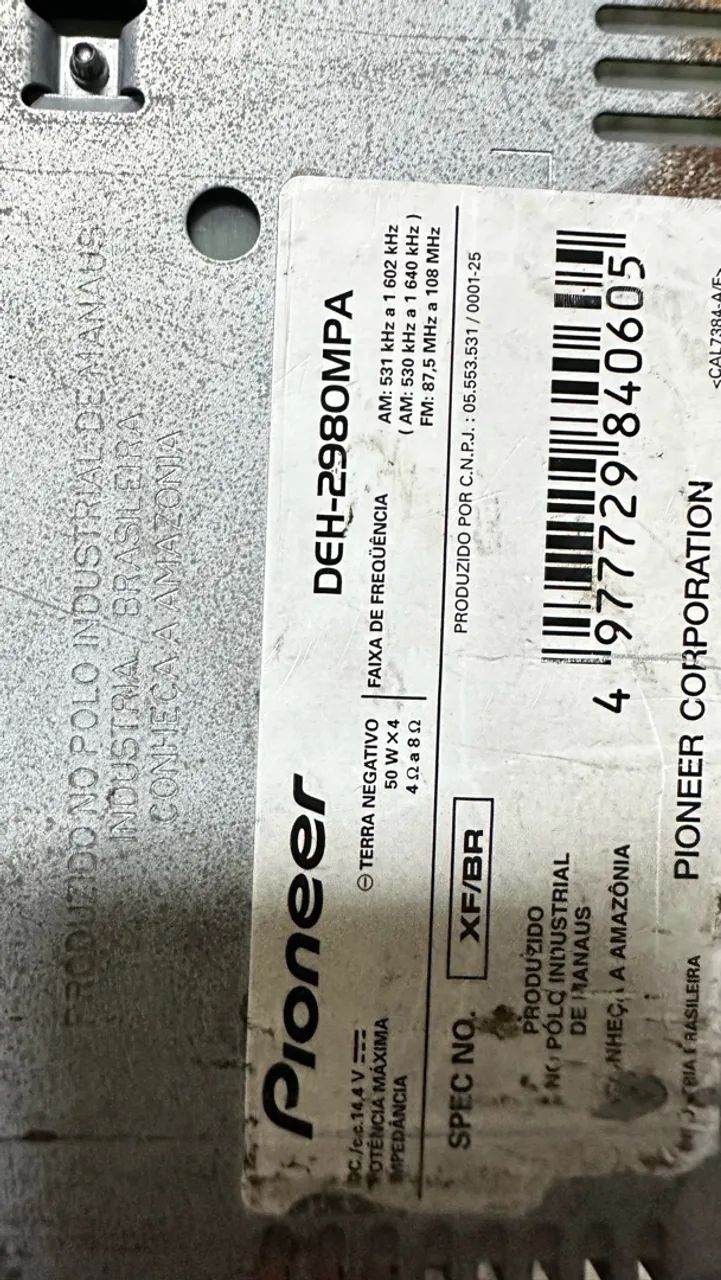 Pioneer DEH-2980MPA - Foto 2