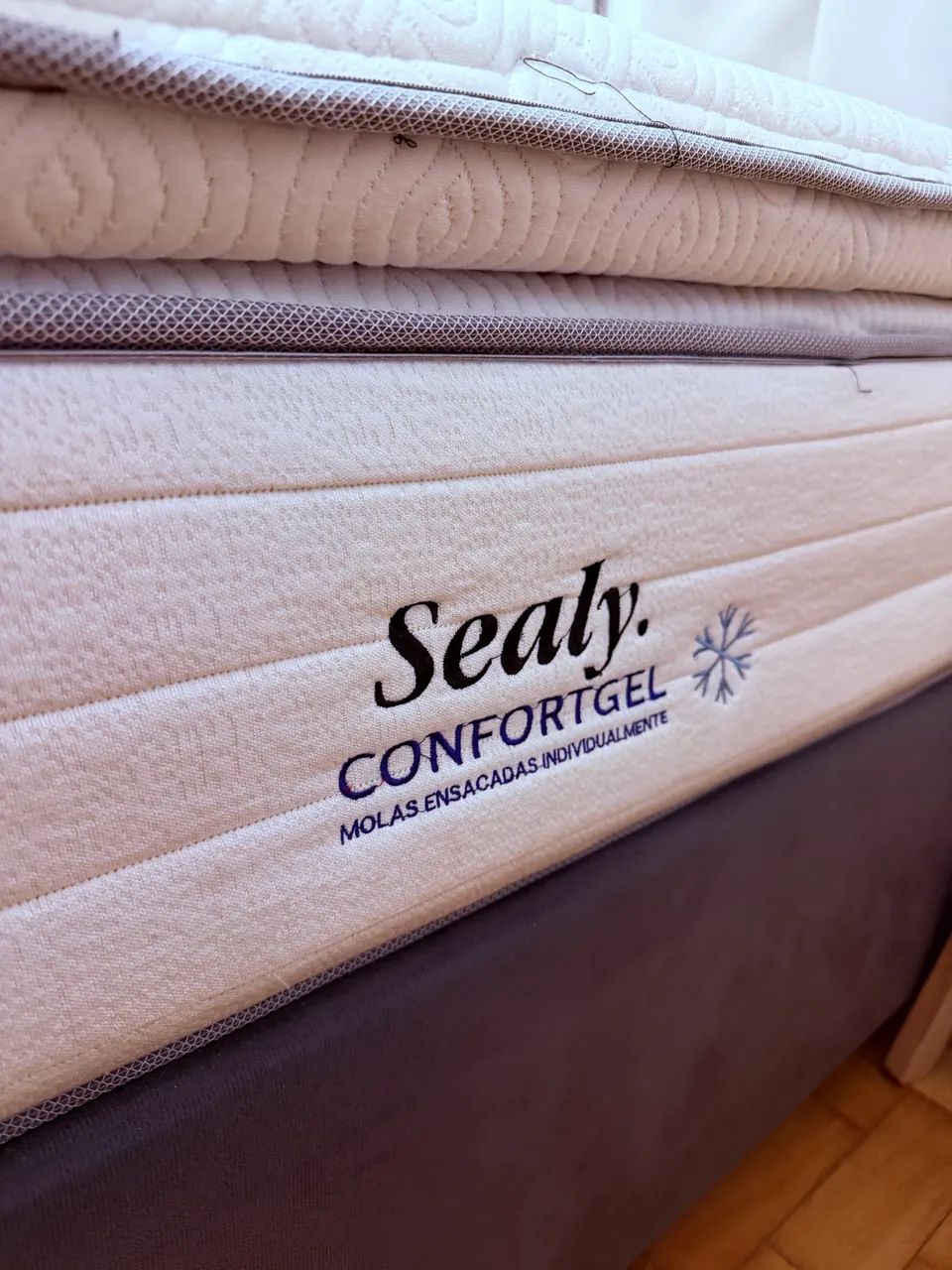 Cama com colchão com molas ensacadas  - Foto 2