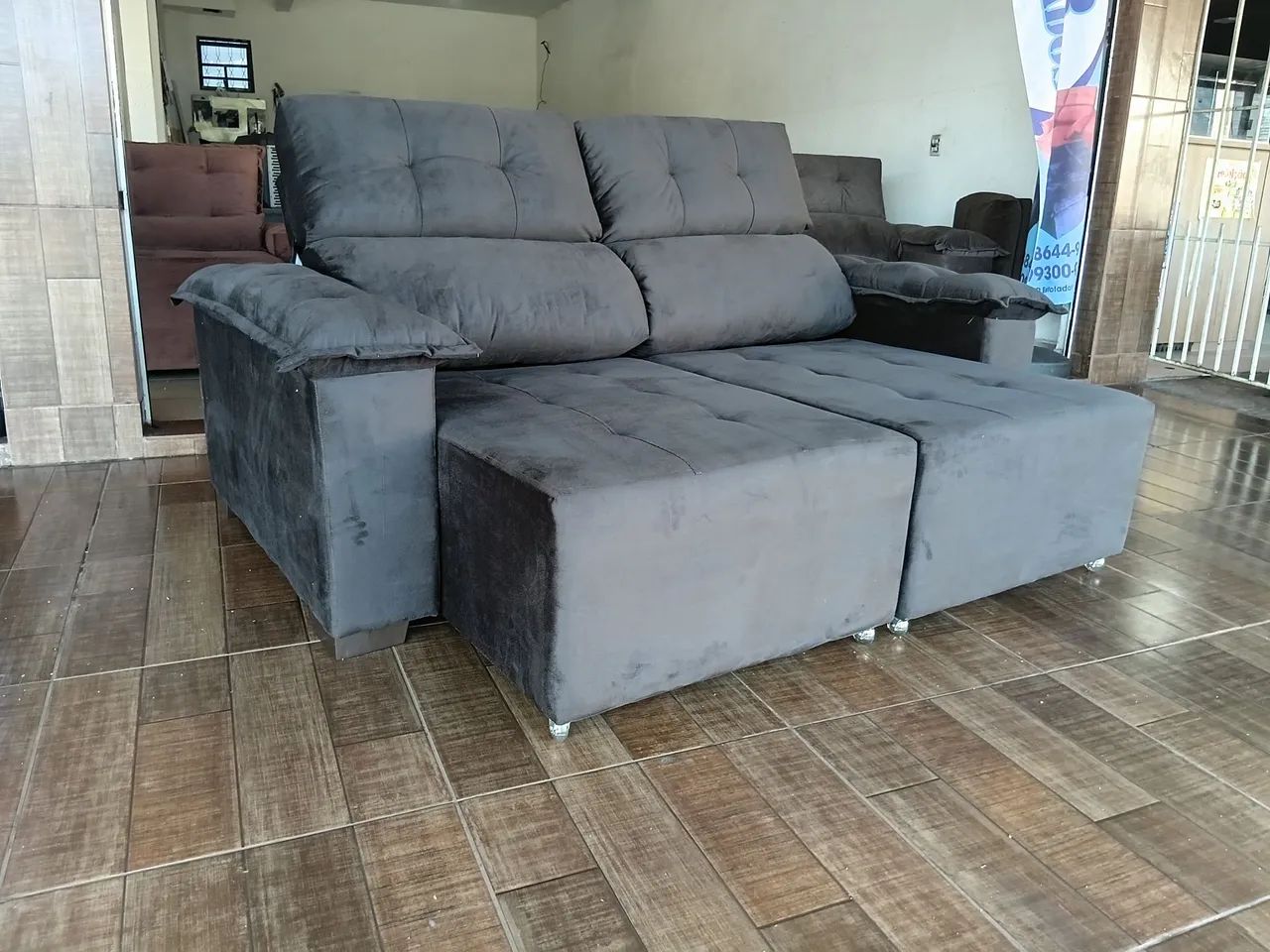 Sofá Retrátil e Reclinavel Pronto Entrega.  - Foto 2