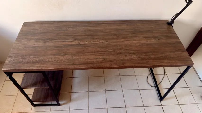 Escrivaninha (mesa de escritório) com Estante Baixa 2 prateleiras - Foto 4