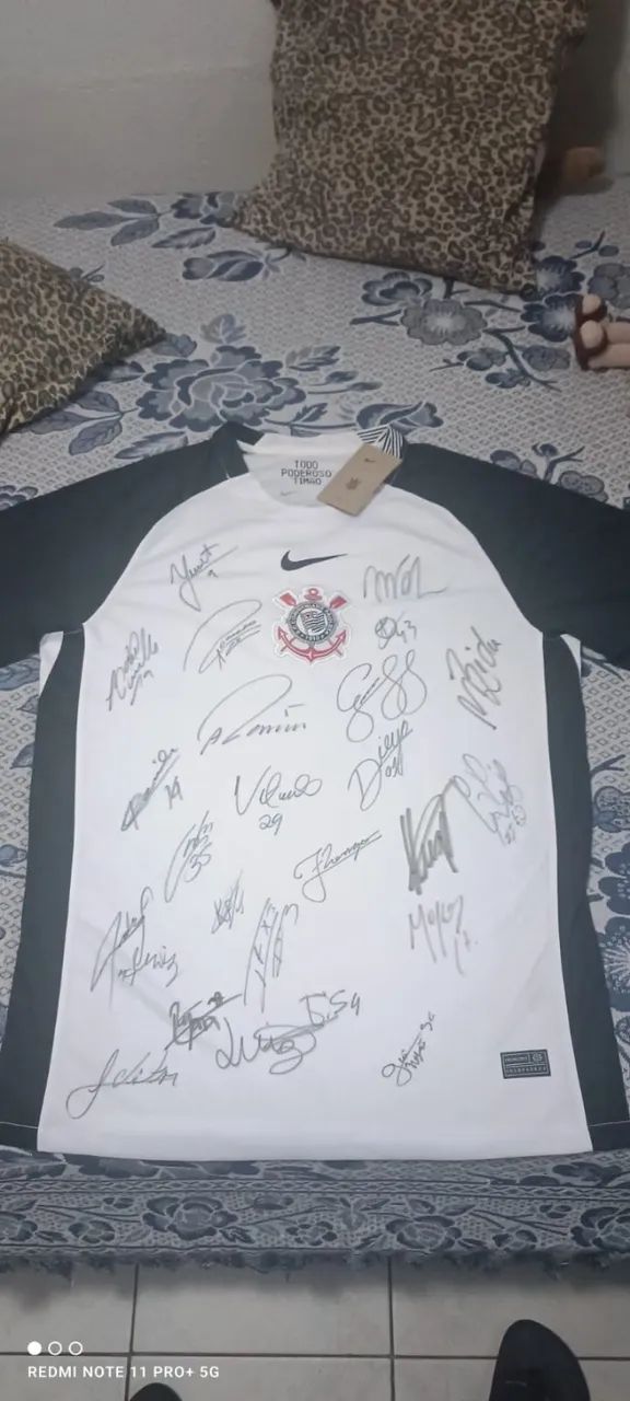 Camiseta Corinthians Autografada - Foto 2