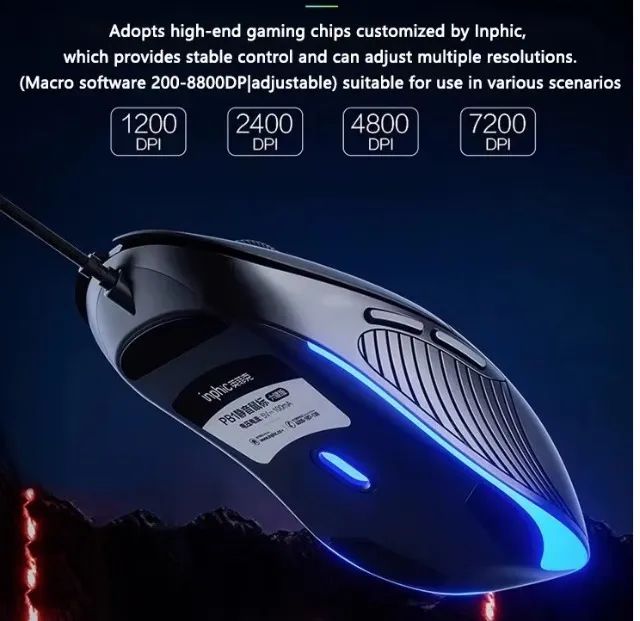 Mouse Inphic B1 Branco - Foto 4