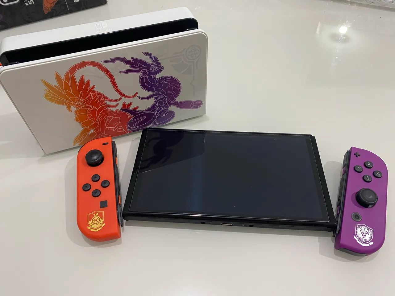 Console Nintendo Switch OLED Pokémon Scarlet & Violet - Foto 4