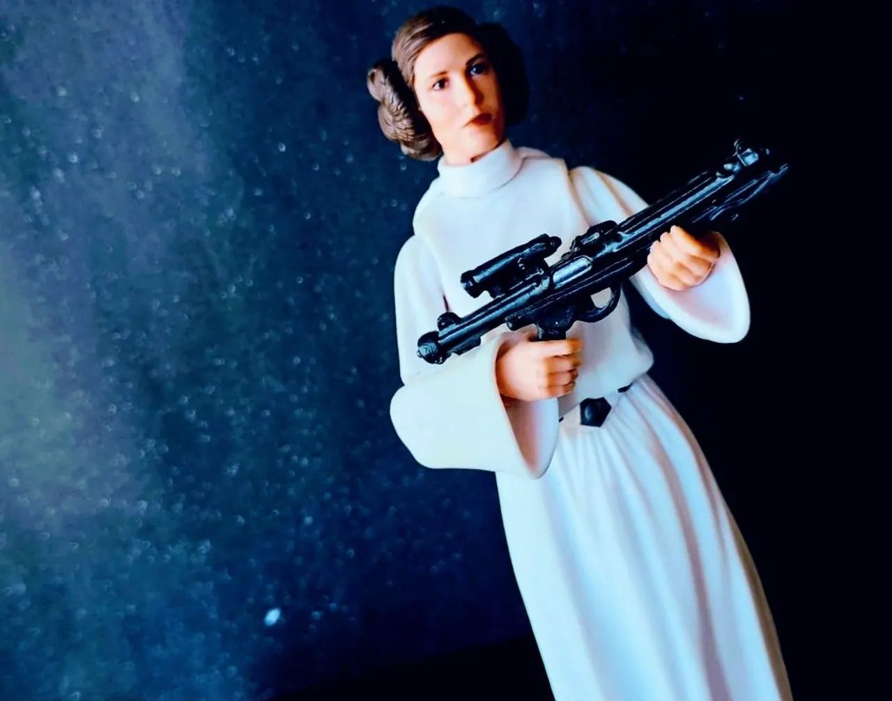 Action figure Princesa Léia Uma nova esperança, Black séries  - Foto 2