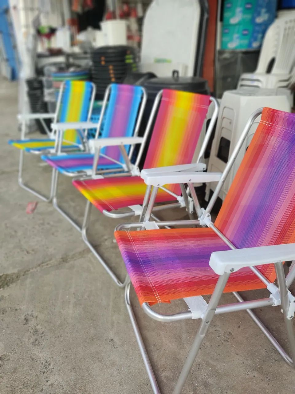 Cadeira de Praia Alumínio (Promoção) - Foto 3