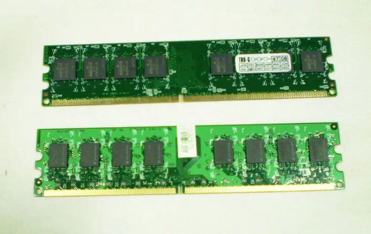 Lote com 3 memórias antigas tipo DDR2.- Cód. 627 - - Foto 3