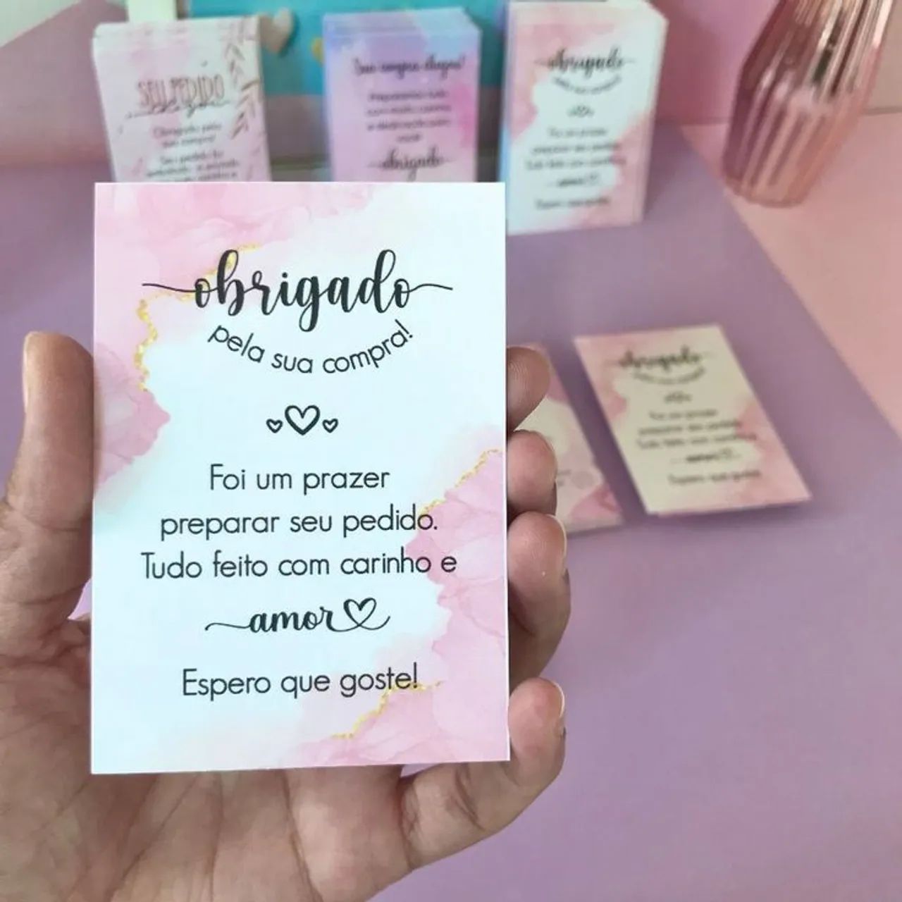 Cartão de agradecimento  - Foto 4